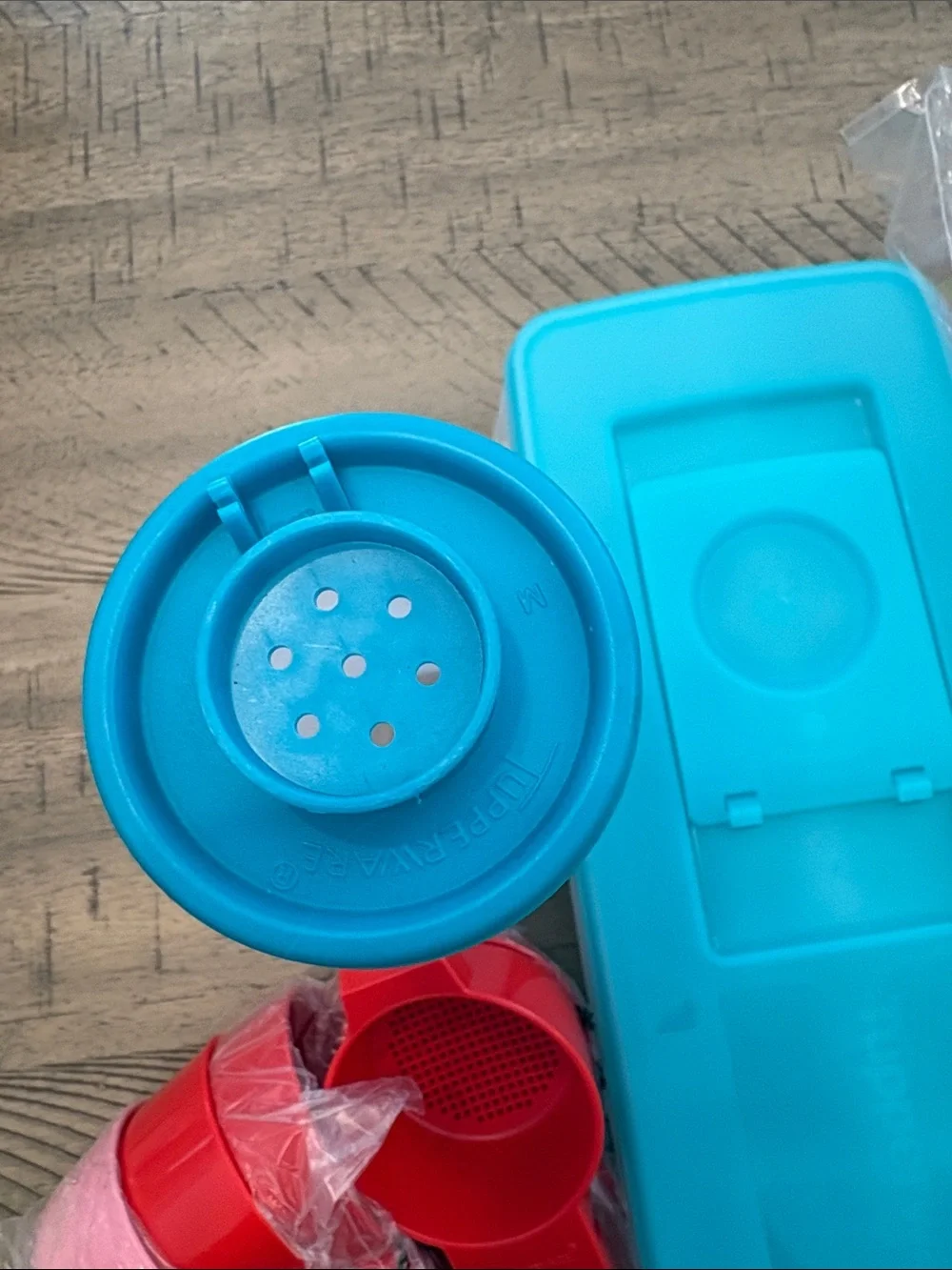 Tupperware Multi-Piece Food Storage & Kitchen Accessory Set - Blue, Coral 750